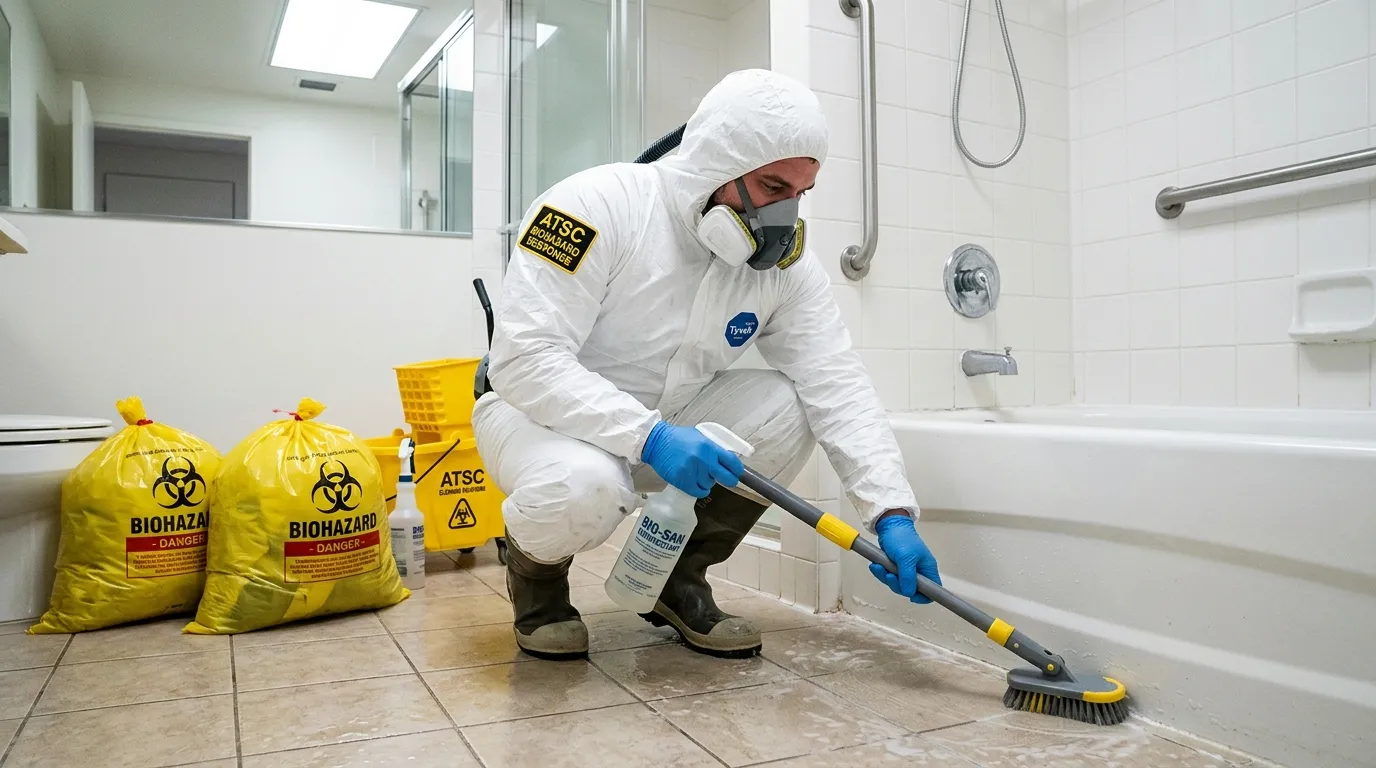 Decontamination equipment deployed for Blood Cleanup in Yuba City